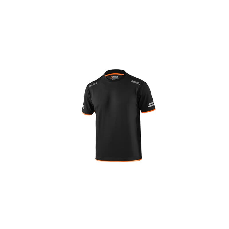 Sparco T Shirt Tucson Black Orange Tg Xs - 2