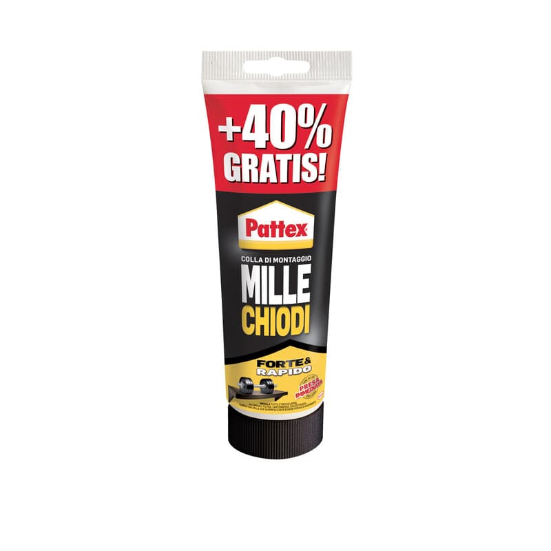 Pattex Millechiodi Forterapido 250 g e 100 g Omaggio 12 Pezzi - 2