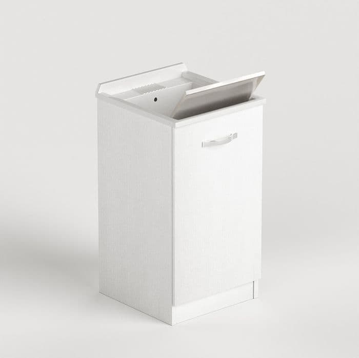 Laundry Lavatoio 1A 47 x 50 x 86 cm Bianco Frassino - 2