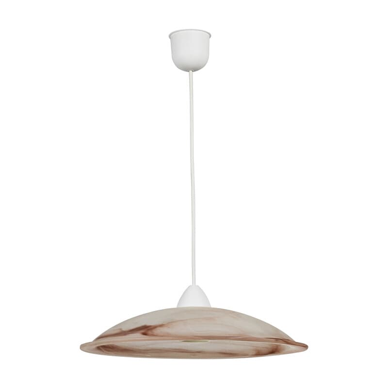 Lampada Sosp Duna 40 1XE27 Alabastro Tabacco - 2