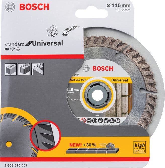 Bosch a Disco Diamantato Standard D 115 mm - 2