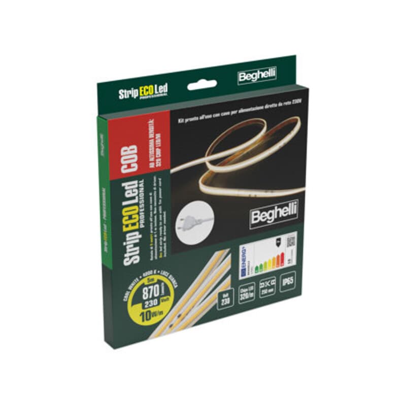 Beghelli Strip LED 230V 10W IP65 4000K 5 m - 2