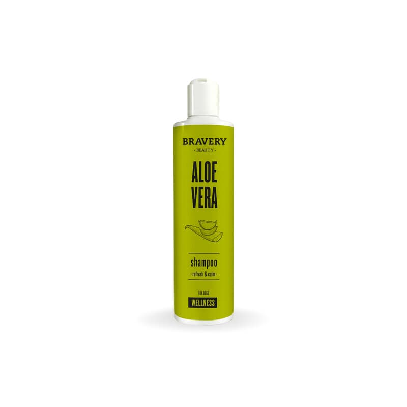 Shampoo Dog Bravery 300 ml Wellness Aloe Vera 6 Pezzi - 2