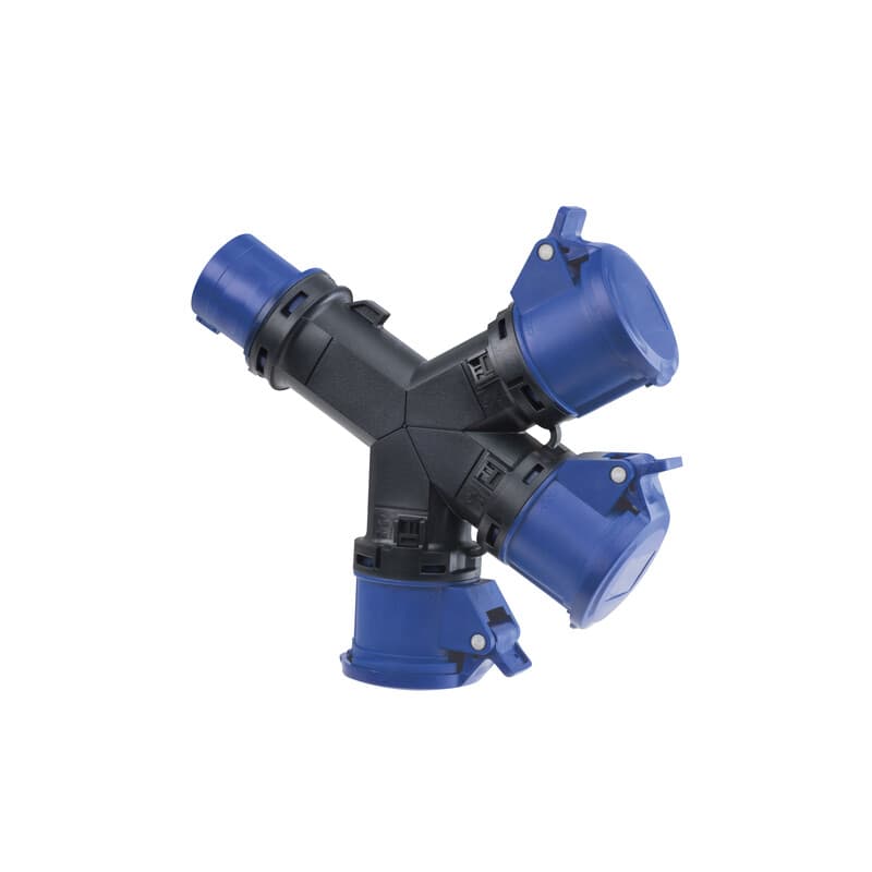 Rosi 1001402 Adattatore 3 Vie CE220 IP54 - 2