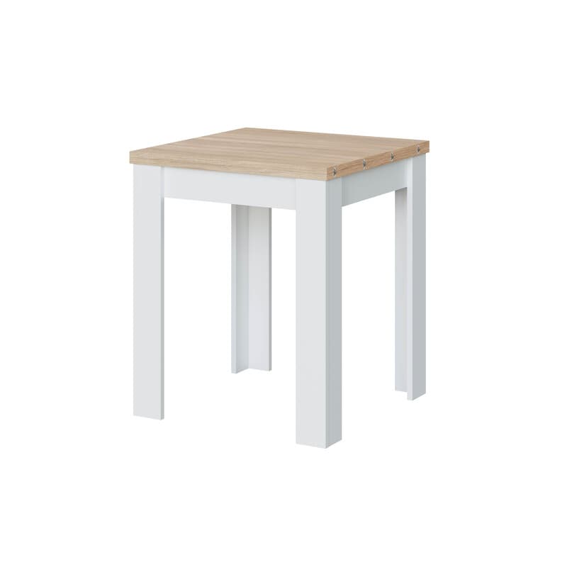 Kit Tavolo a Libro 67 x 67 x 135 cm Rovere Bianco - 2