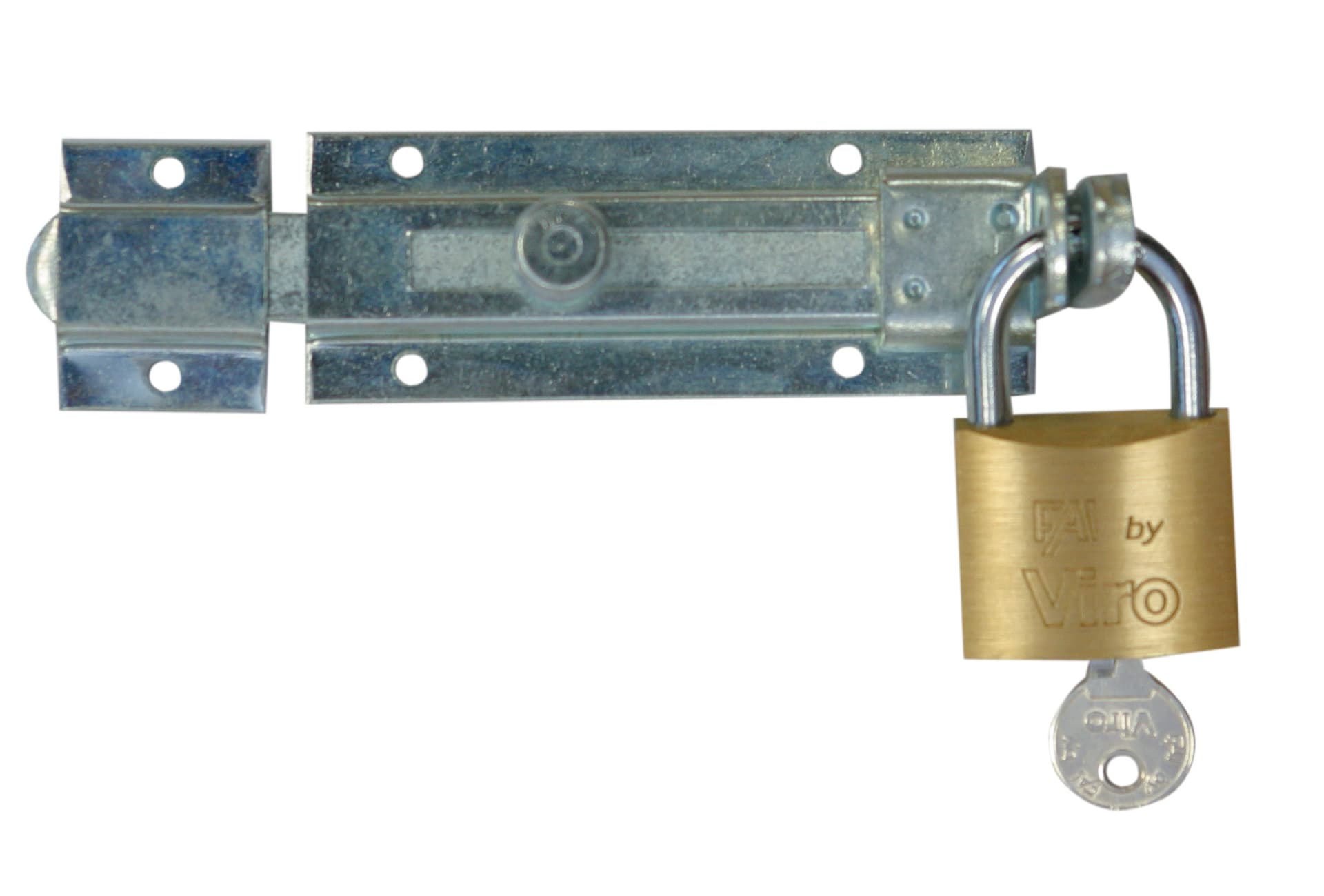 Catenaccio Portalucchetto Ibfm 36 Zinc 150 mm Ibfm di Fumagalli 10 Pezzi - 2