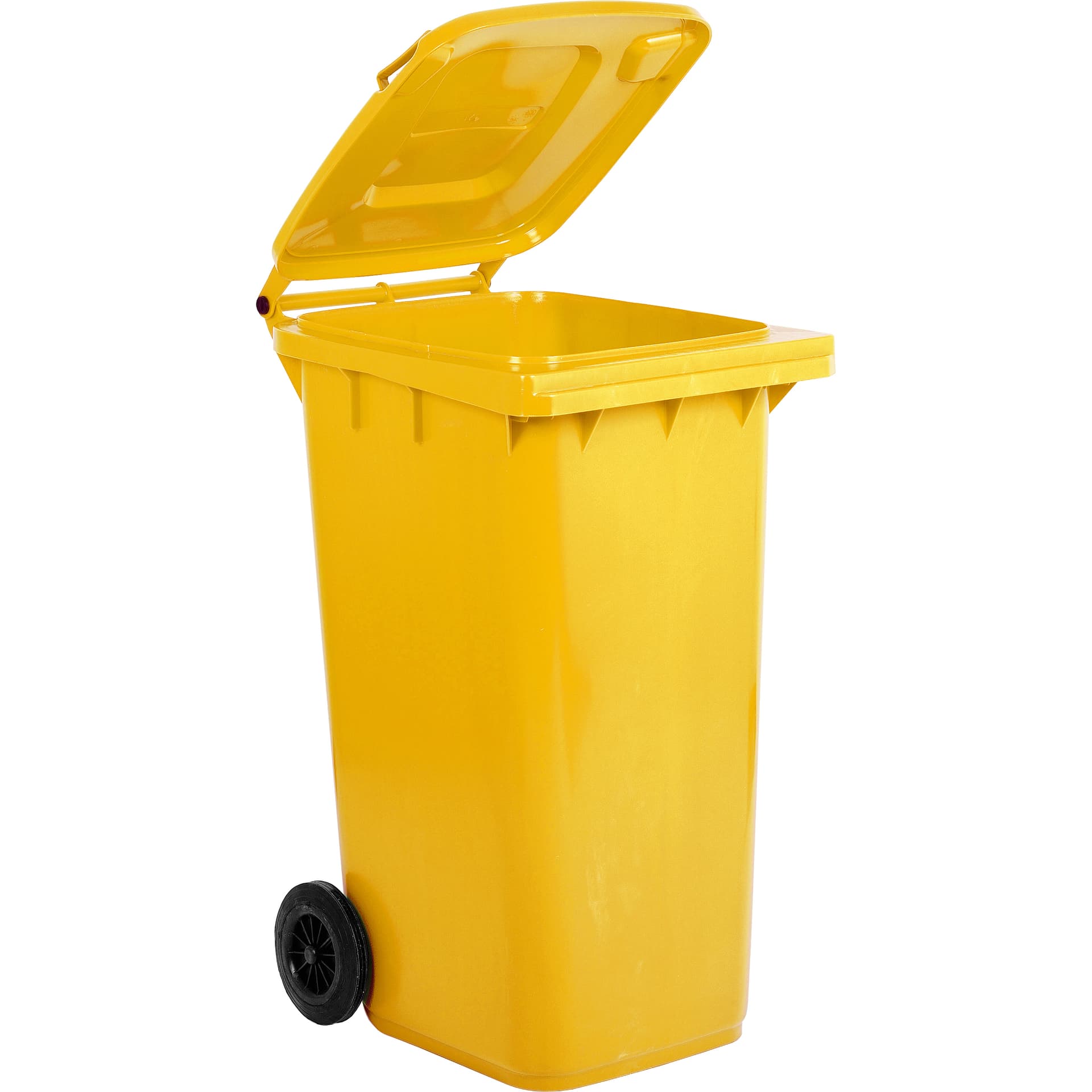 Pattumiera 240 l con Ruote Giallo Mp - 2