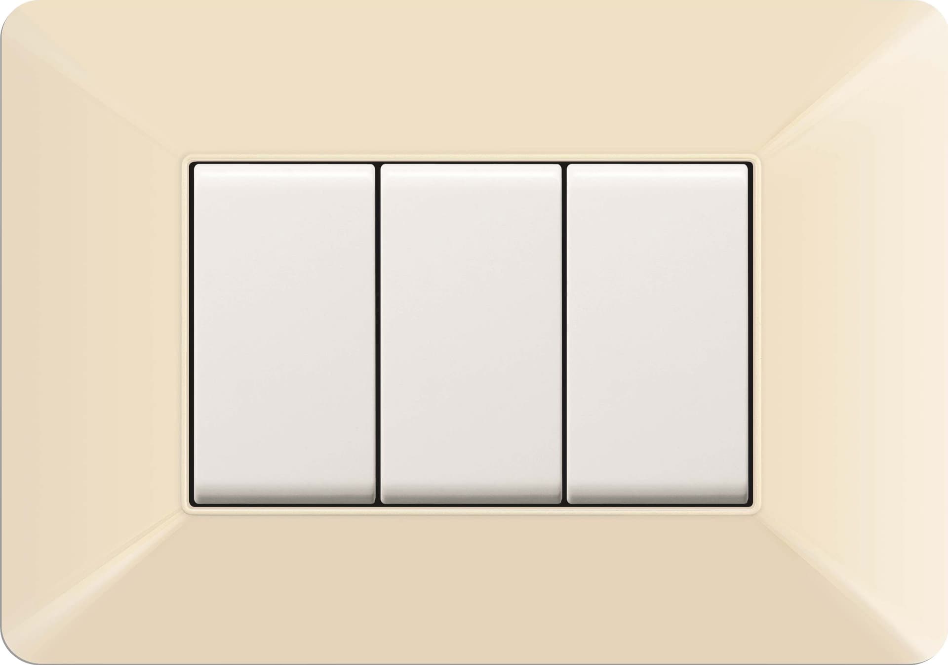 Placca Easy Matix Avorio 3P 10 Pezzi – Idroweb