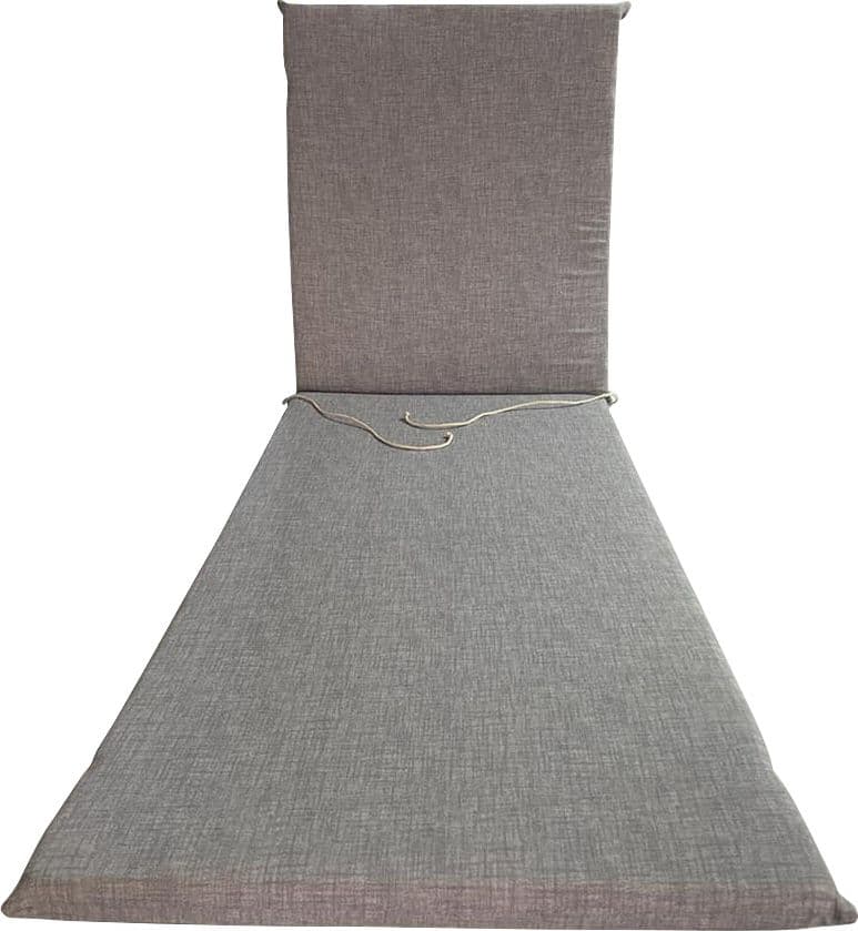 Cuscino Garden Grigio Lettino H 4,5 190 x 60 cm 4 Pezzi - 2