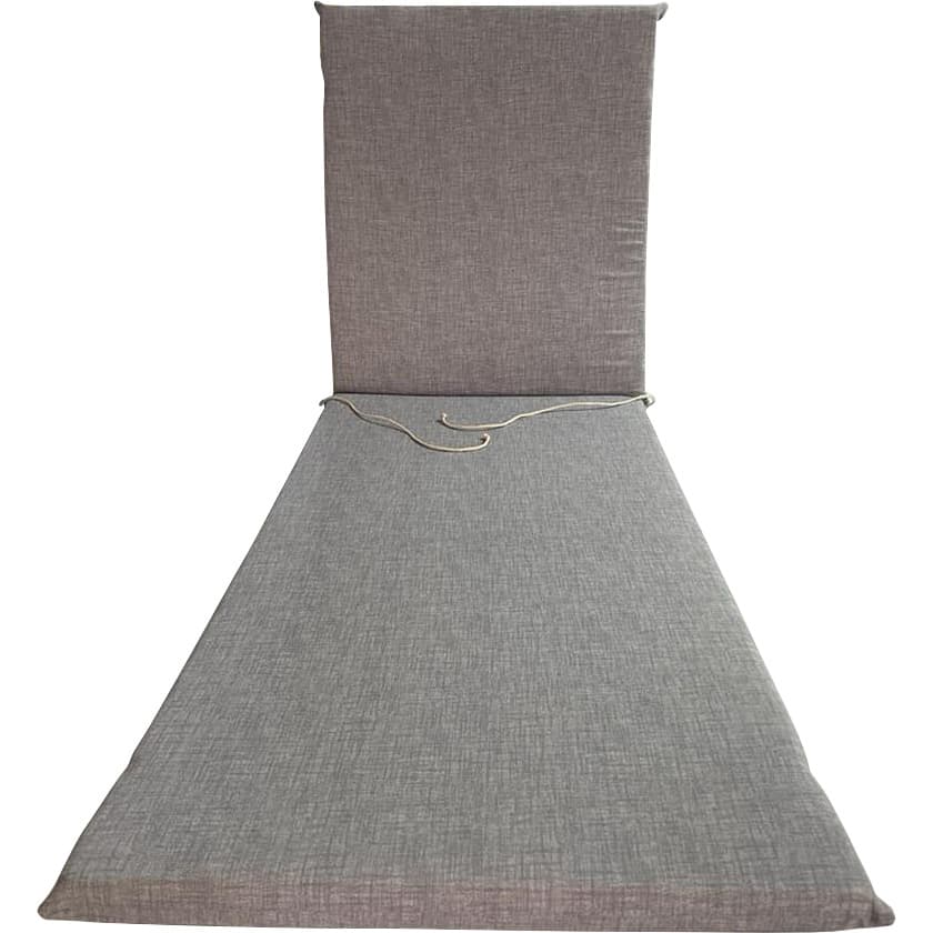Cuscino Garden Grigio Lettino H 4,5 190 x 60 cm 4 Pezzi - 2