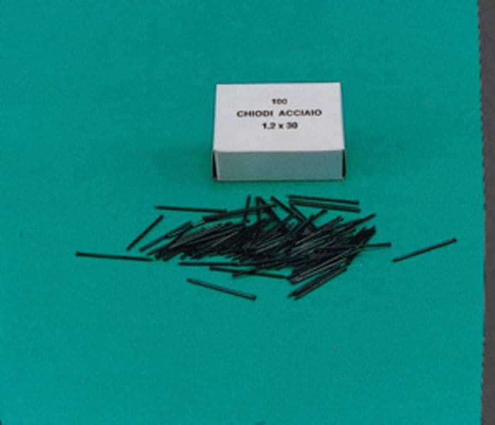 Chiodini Gruppini Acciaio 1,2 x 20 mm Scatola Cbd di Borghetti 100 Pezzi - 2