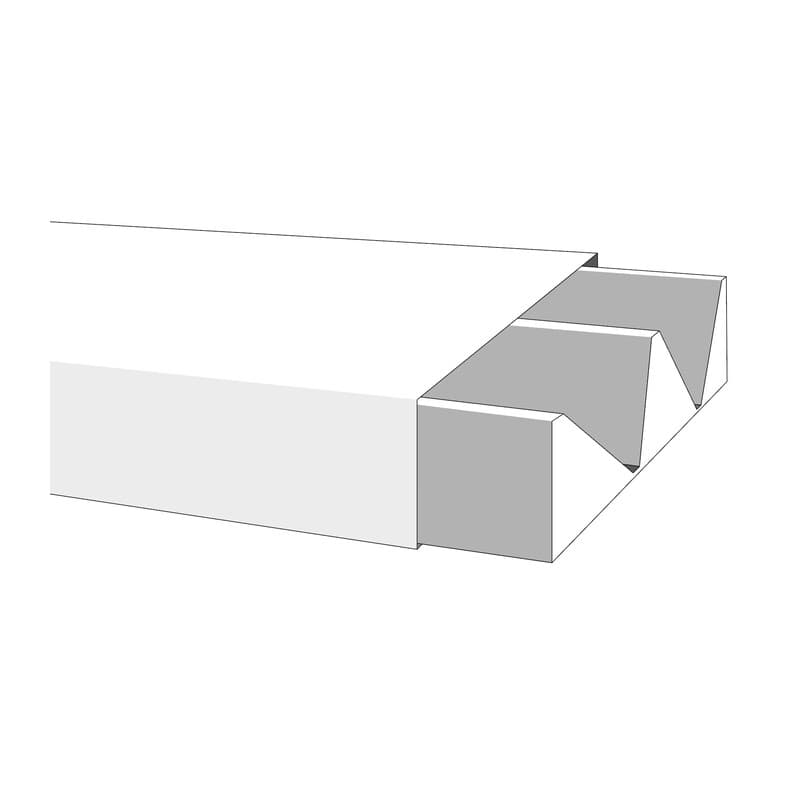 Minicanalina con Cop Front 30 x 10 2 Scom H 200 cm Electraline 3PMARK