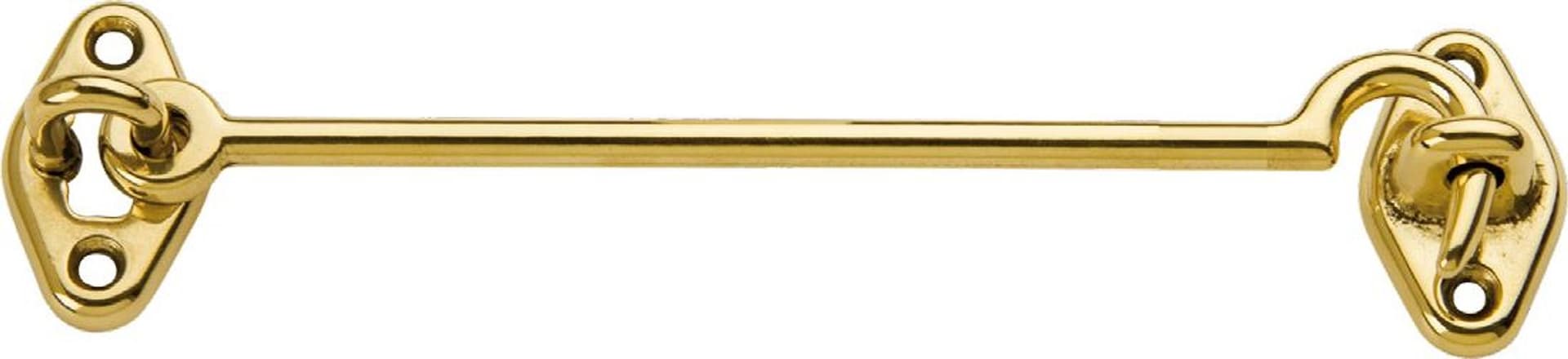 Gancio Fermafinestra Ottone Lucido 160 mm 12 Pezzi - 2