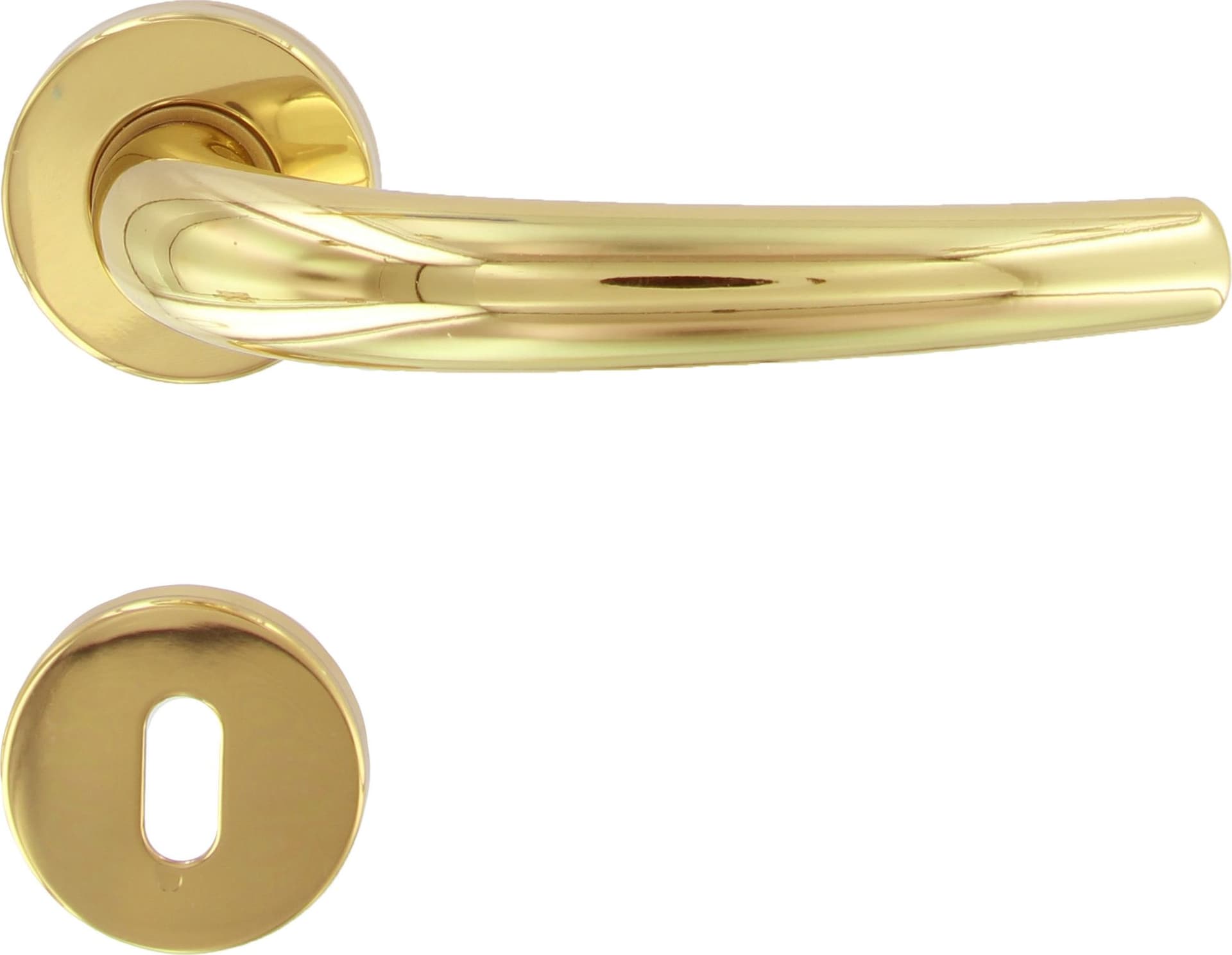 Maniglia Torino ART.160P con Bocchetta Oro Lucido Frosio Bortolo