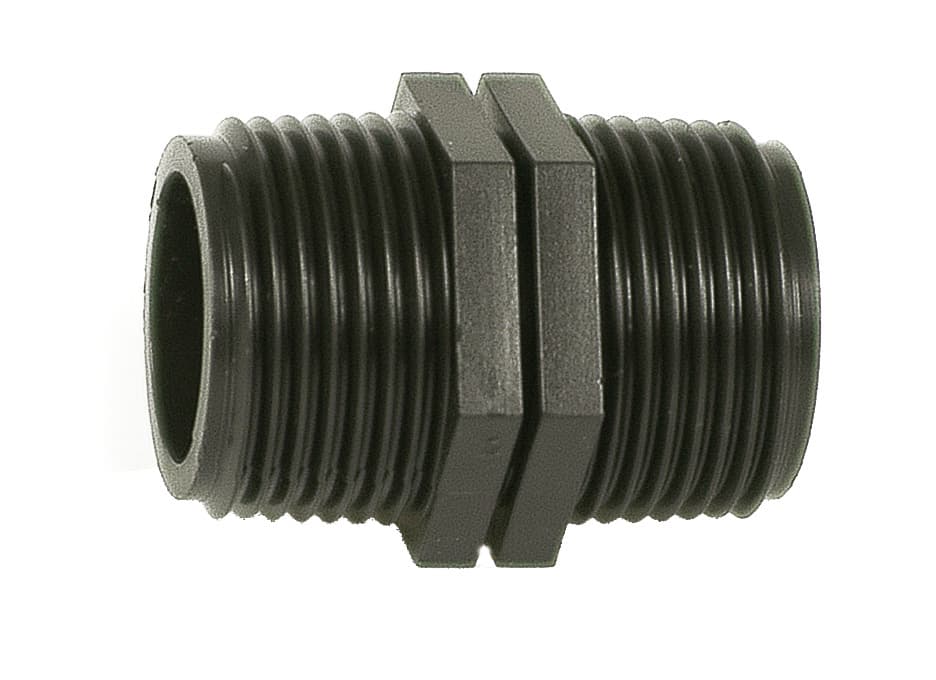 Raccordo Nylon Nipplo 1/2 x 1/2* Irritec 50 Pezzi