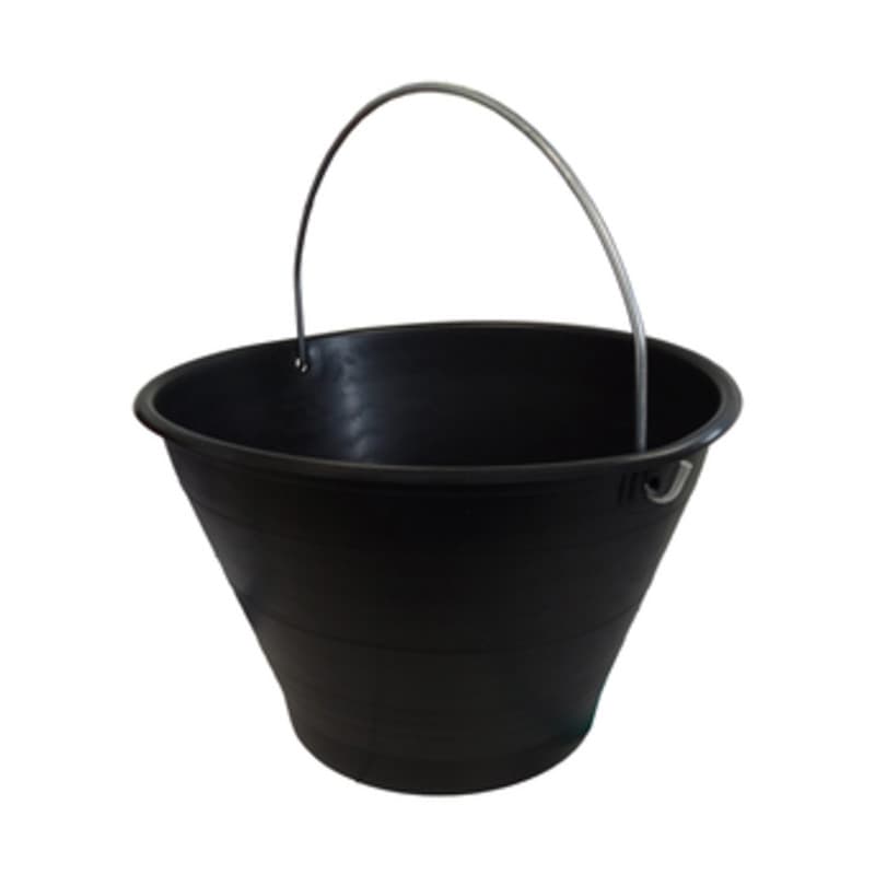 Secchio per Muratore Plast con Arco Nero D 34 cm 8 l 10 Pezzi - 2