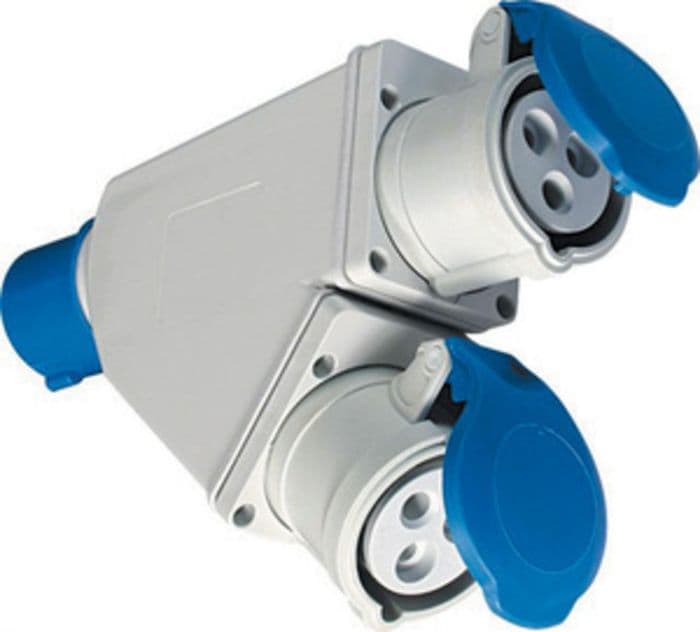 Fme 73.105 Adattatore Cee 16A 2 Prese 220V IP44 Fanton - 2