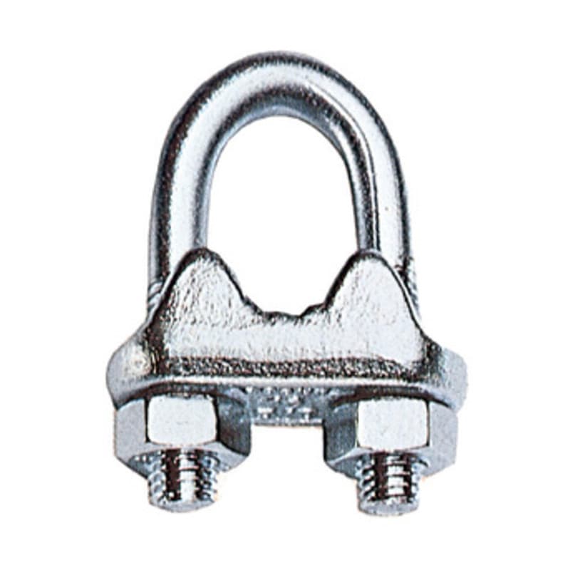 Morsetto per Fune Acciaio Ø 8 mm Export** 50 Pezzi - 2