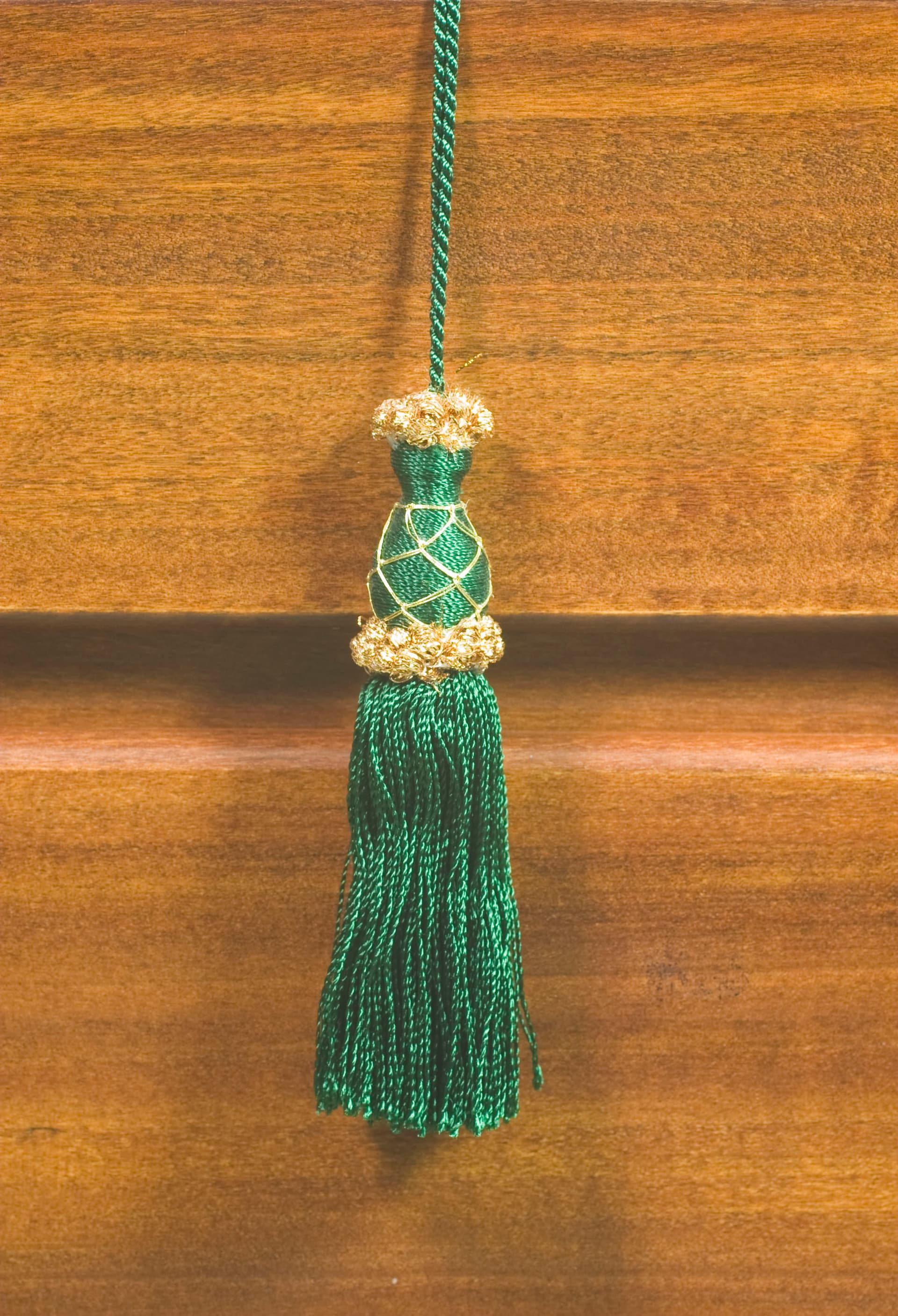 Fiocco per Chiavi Impero 11 cm Verde 6 Pezzi - 2