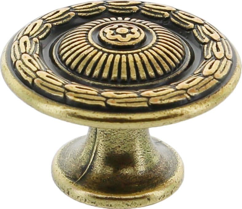 Pomolo 24286 Ø 30 mm Zama Oro Valenza 25 Pezzi - 2