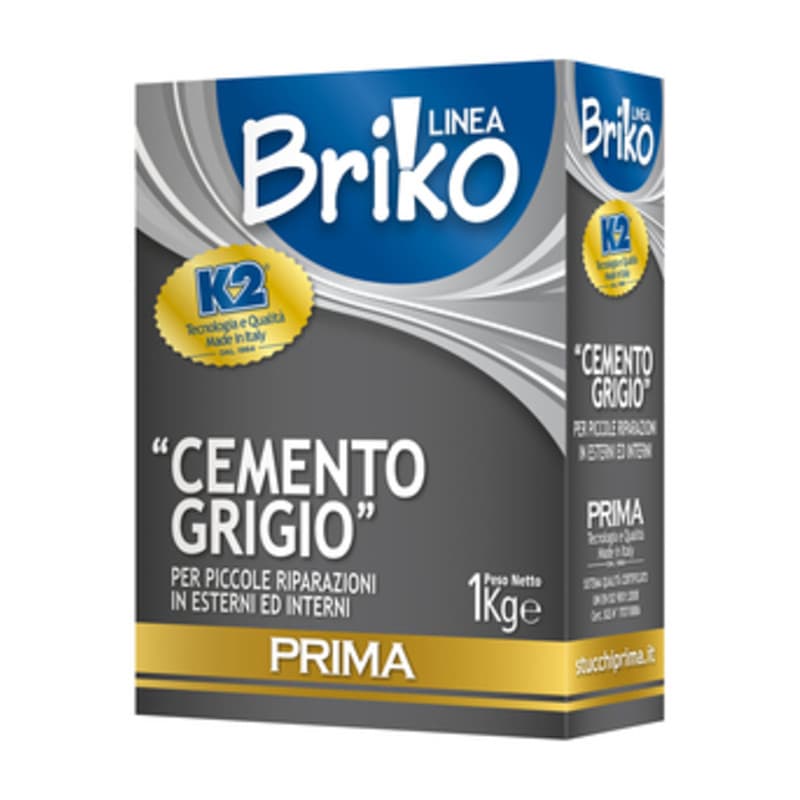 Linea Briko Cemento Grigio da 1 kg 12 Pezzi - 2