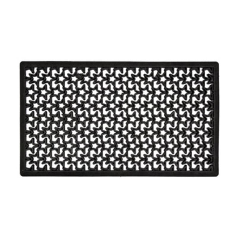Zerbino Stellato Nero con Bordo 40 x 70 cm Ismar 5 Pezzi - 2