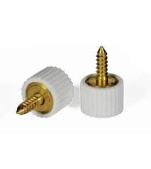 Reggipiano Ottone con Gomma e Vite Bianco* 250 Pezzi - 2