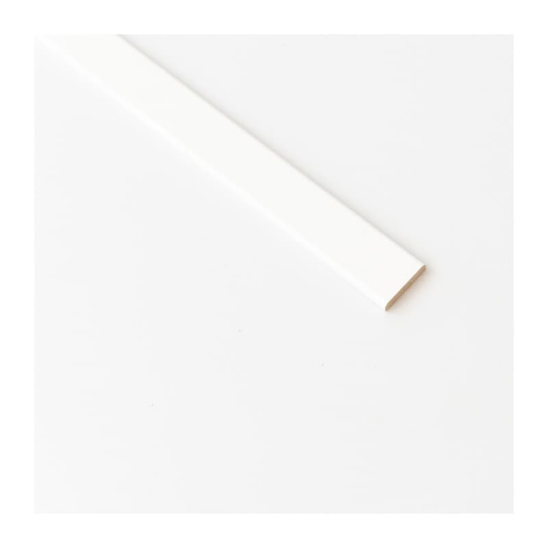 Piattina 30 x 6 mm MDF 240 cm Bianco 20 Pezzi - 2