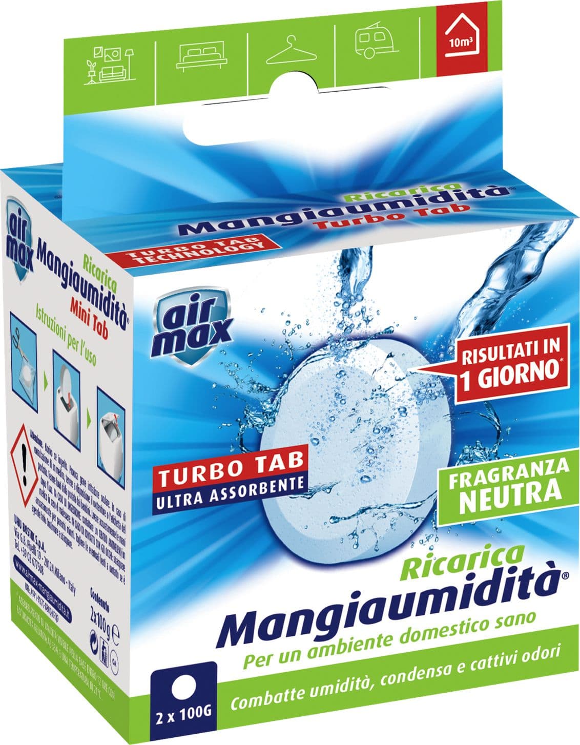 Airmax Assorbiumidita Ricarica Minitab Neutra 6 Pezzi