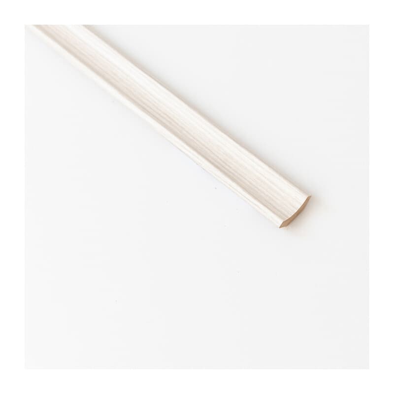 Sguscio 22 x 22 mm Liscio MDF 240 cm Rovere Sbiancato 10 Pezzi - 2