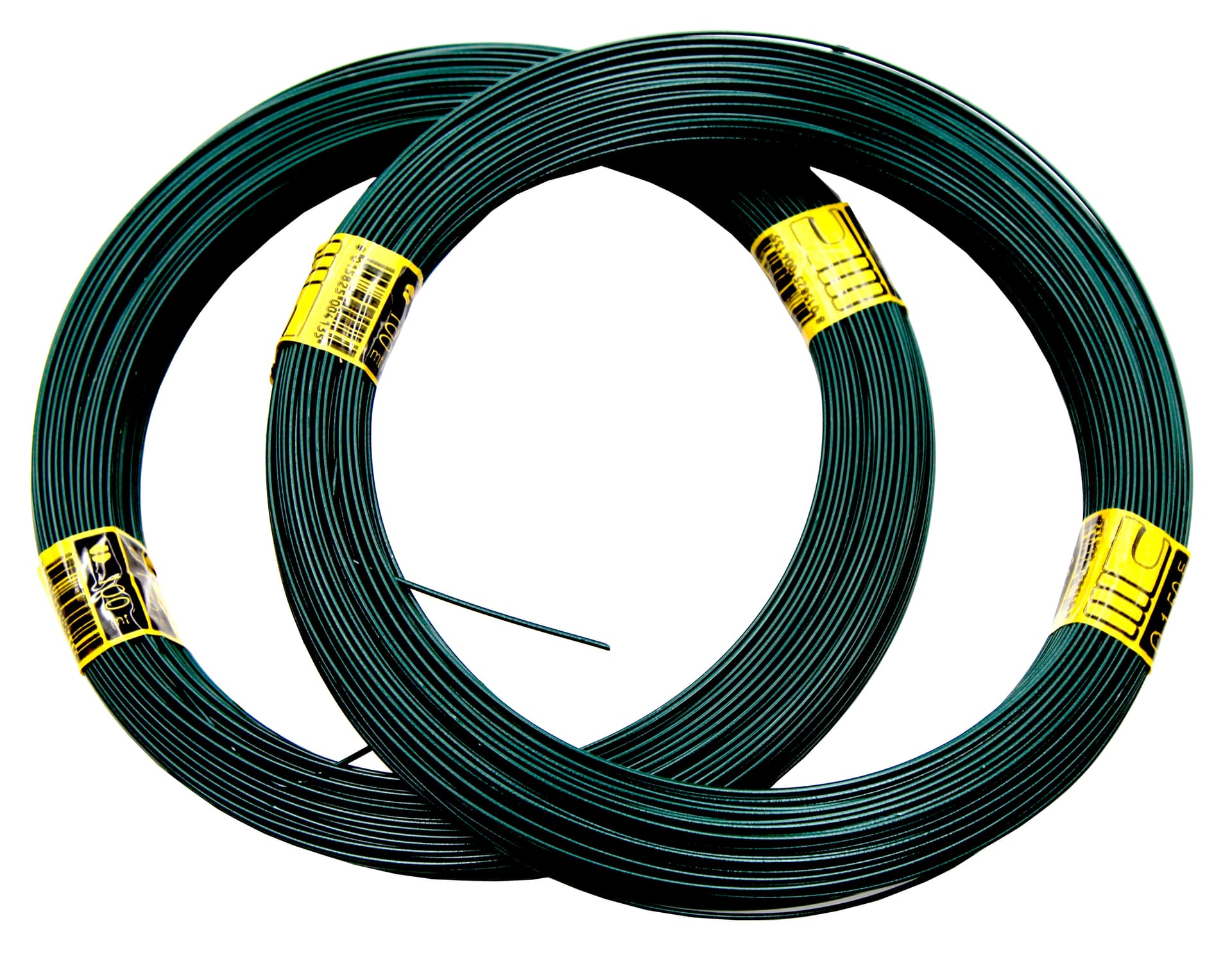 Filo Legatura Plasticato Ø 1,0 1,5 mm 100 m Verde 25,0 Rotoli - 2
