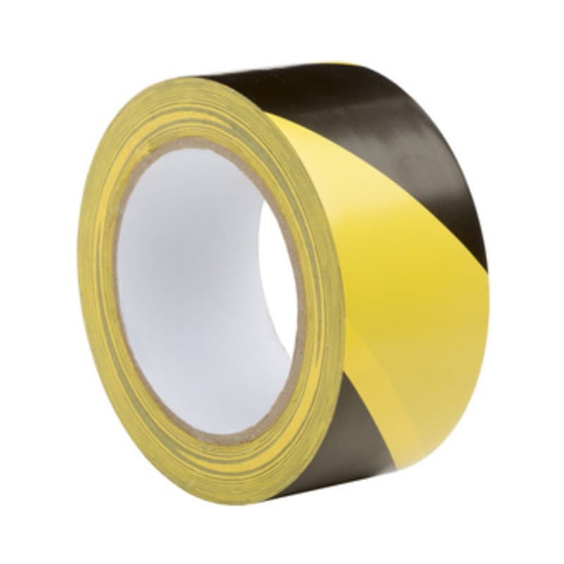 Nastro Segnaletico 50MMX33M Adesivo Giallo Nero Boston Italia 12 Pezzi - 2