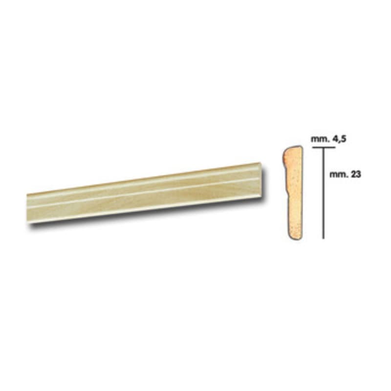 Cornice per Parati 4,5 x 23 Barocco 200 cm Frassino 25 Pezzi - 2