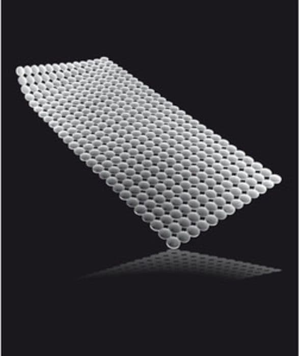 Tappeto Vasca Rond 72 x 36 cm Crystal 6 Pezzi - 2
