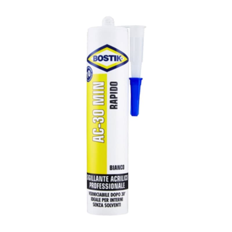 Bostik Sigillante AC 30 Min 300 ml Cartuccia 12 Pezzi