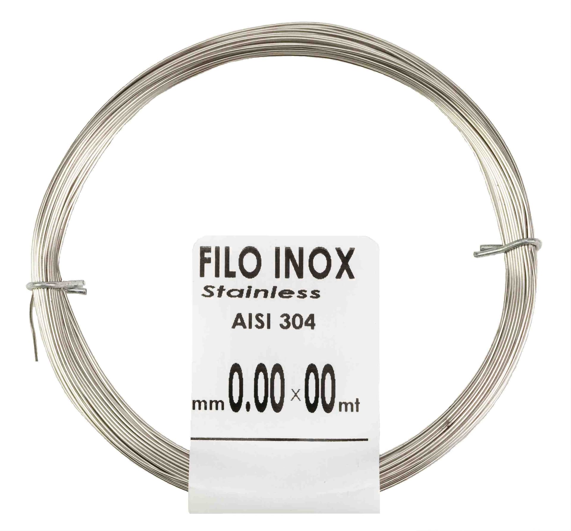 Matassina Filo Acciaio INOX Ø 1,0 mm 6 m Filotecnica 25 Pezzi - 2