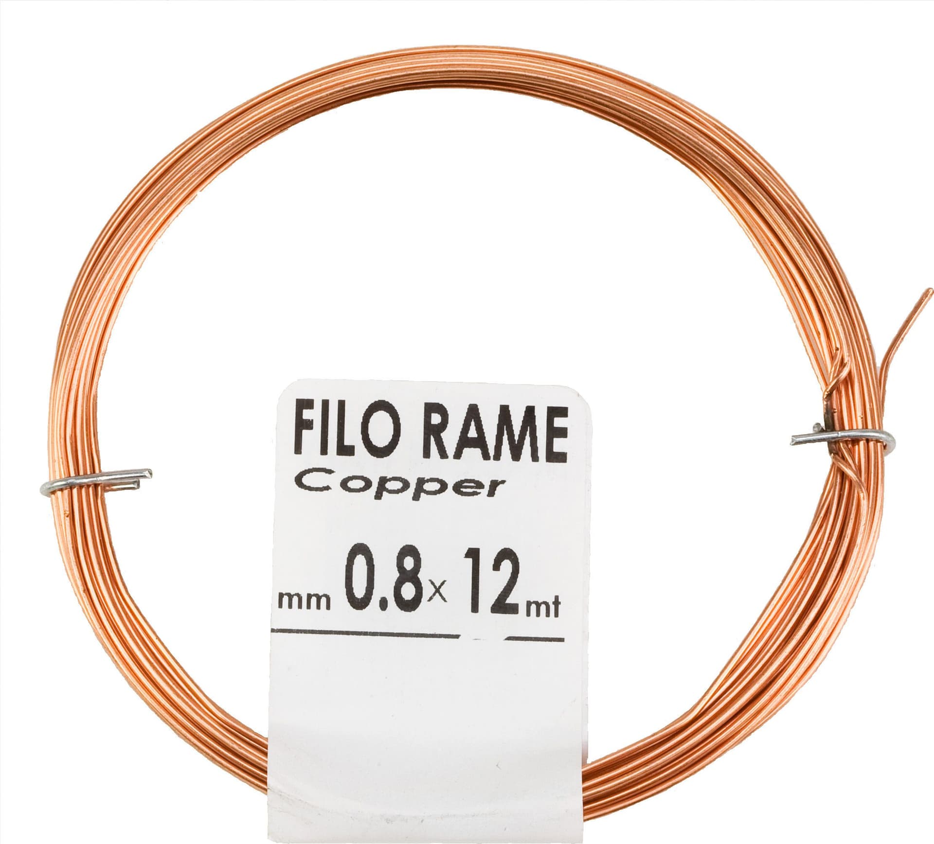 Matassina Filo Rame Ø 0,8 mm 12 m Filotecnica 20 Pezzi - 2