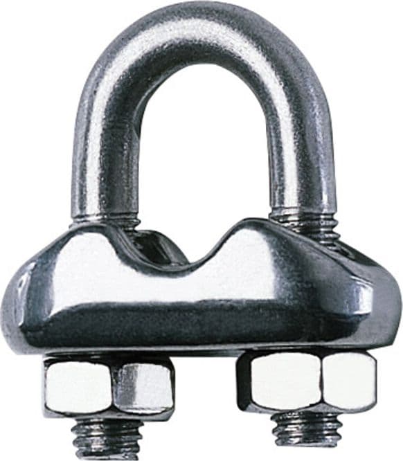 Morsetto Acciaio INOX per Fune Ø 4 mm 30 Pezzi - 2