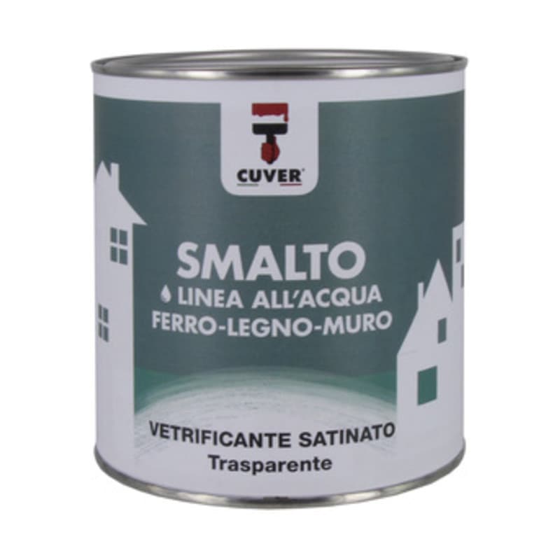 Smalto Allacqua Vetrificante Cuver Trasp Sat 750 ml Colorificio I.co.ri.p - 2