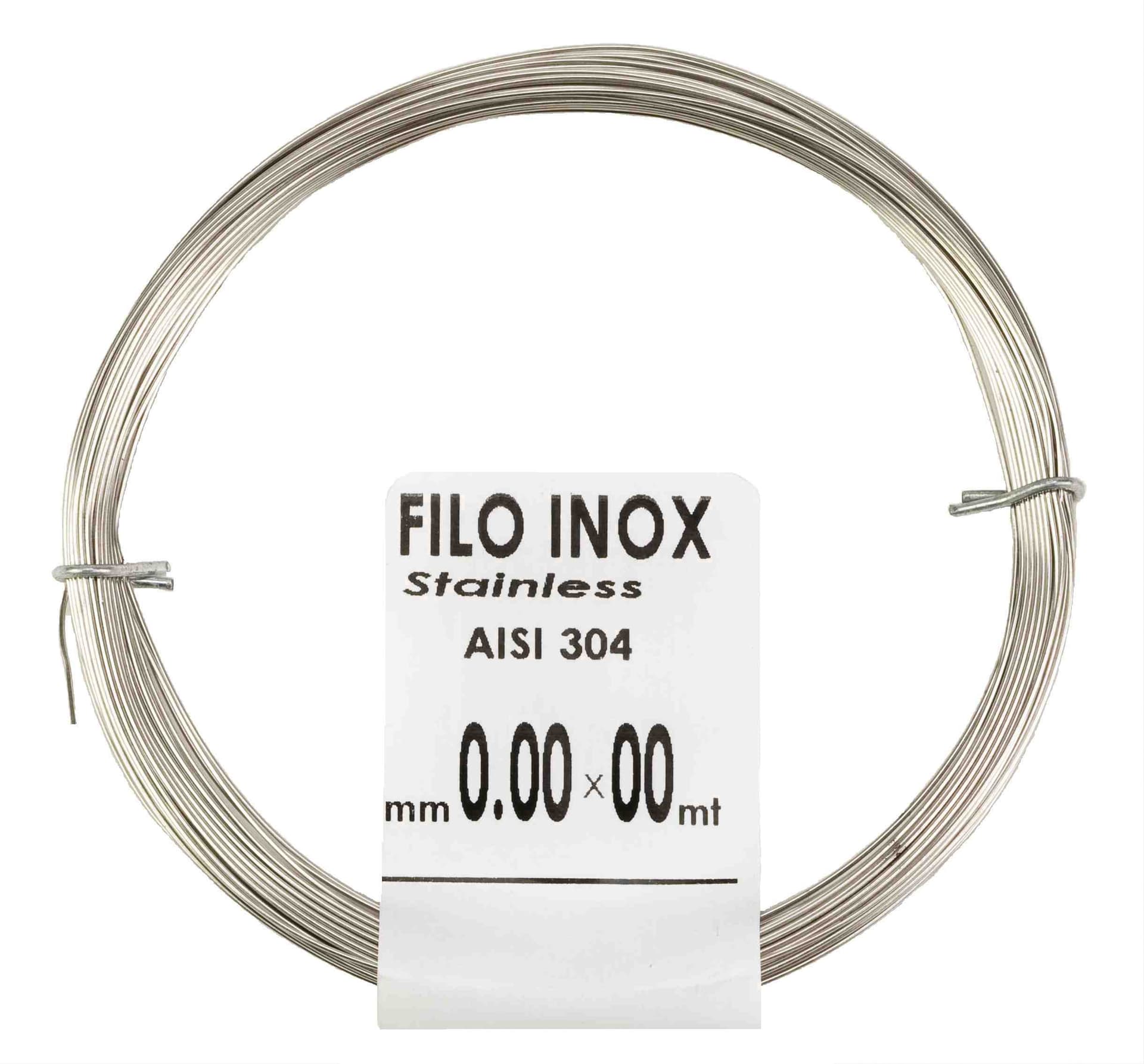 Matassina Filo Acciaio INOX Ø 0,8 mm 10 m Filotecnica 25 Pezzi - 2