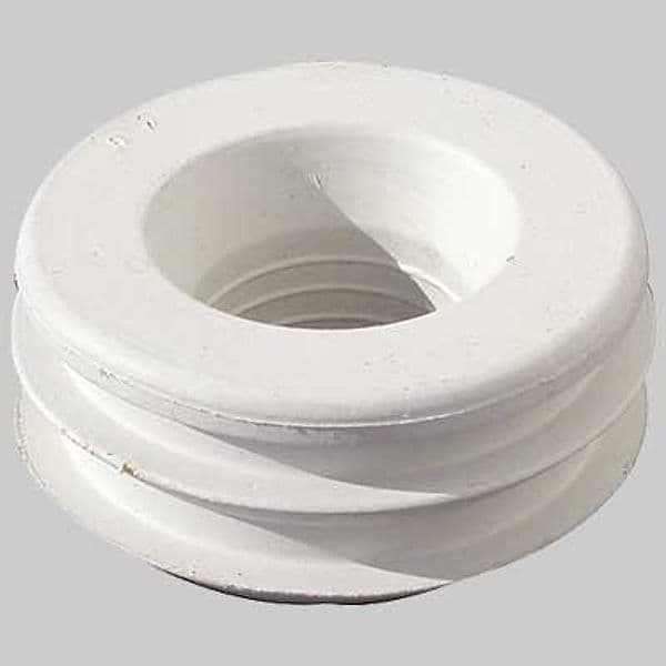 Morsetto per WC in Gomma Bianca 50 x 26 Made in Italy - 2