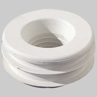 Morsetto per WC in Gomma Bianca 50 x 26 Made in Italy - 2