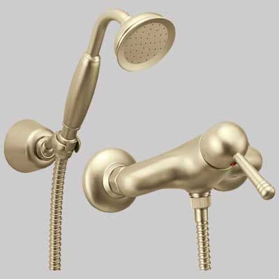 Rubinetto Miscelatore Doccia Esterno New Old Bronzo Porta & Bini - 2