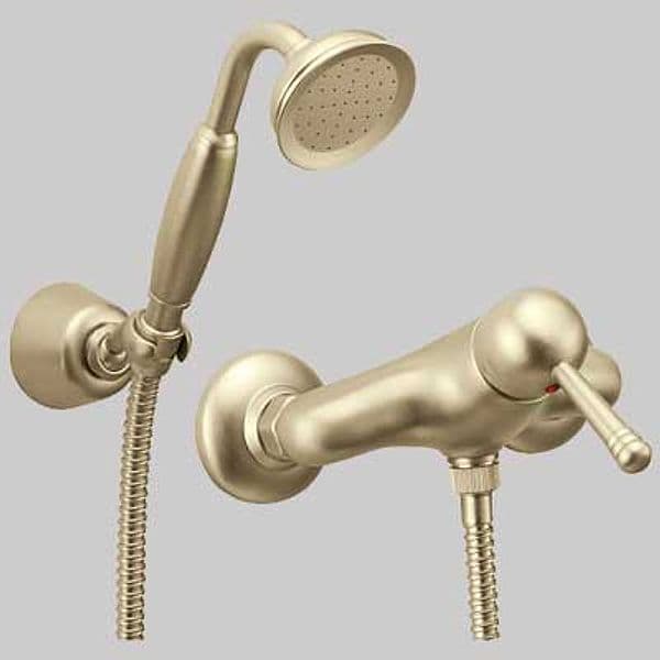 Rubinetto Miscelatore Doccia Esterno New Old Cromo Porta & Bini - 2