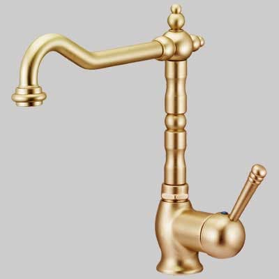Monocomando Lavello Bocca a Ponte New Old Bronzo Porta & Bini - 2