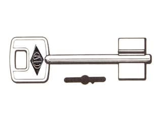 Chiavi Doppia Mappa 00100 00100001 Dx (tipo Silca Cs) Cisa 25 Pezzi - 2