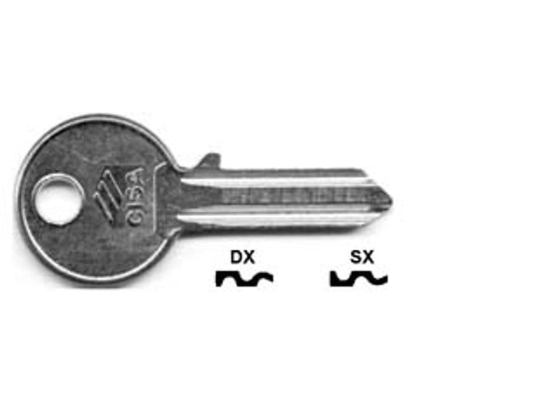 Chiavi 4 Spine Grandi 01320 01320002 Sx (tipo Silca Cs 205) Cisa 50 Pezzi - 2