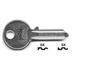 Chiavi 4 Spine Grandi 01320 01320002 Sx (tipo Silca Cs 205) Cisa 50 Pezzi - 2