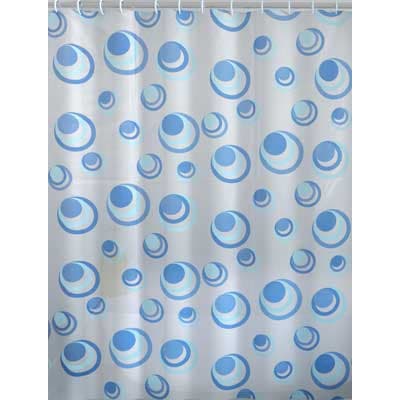 Tenda Doccia Orbita PVC 240 x 200 Azzurro Gedy - 2