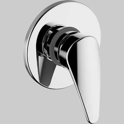 Rubinetto Miscelatore Incasso Doccia Tone Completo Cromo Teorema - 2